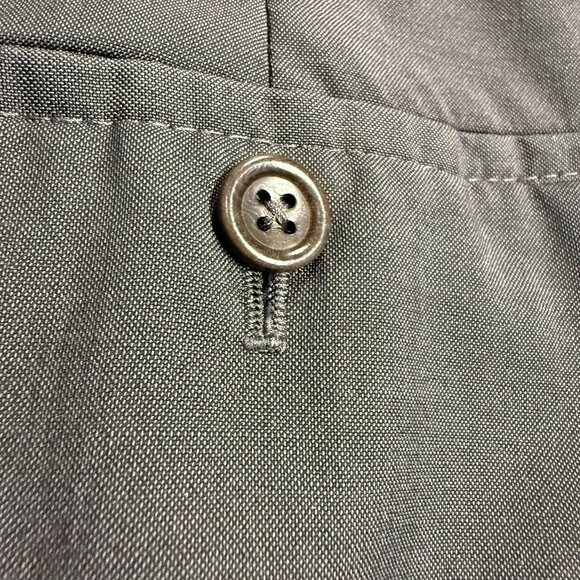 Giorgio Armani Le Collezioni Dress Pants Wool Torusers Made in Italy Grey 36x32 - Picture 7 of 8
